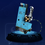 Putty grinding robot