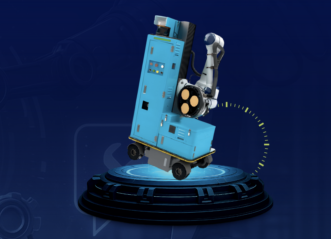 Putty grinding robot